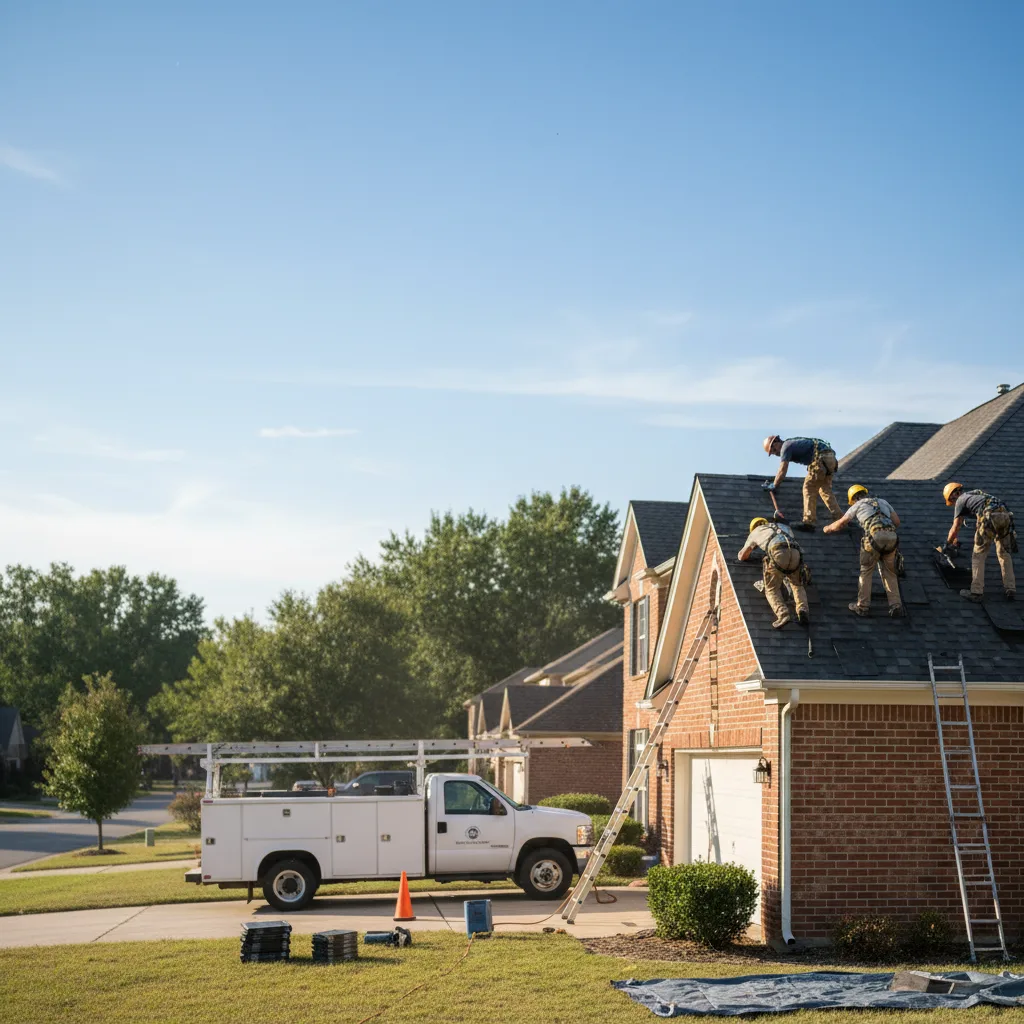 Roof Repair in Brookeland